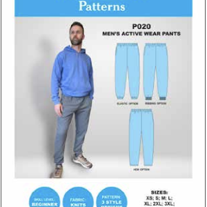 Men's Active Wear Pants Pattern